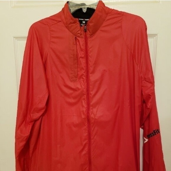 Reebok Crossfit red shell/wind crossfit jacket - Picture 1 of 7